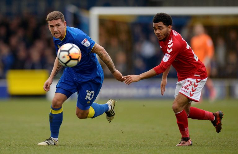Jay Dasilva playing for Charlton Athletic