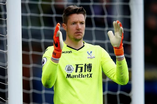 Wayne Hennessey playing for Crystal Palace