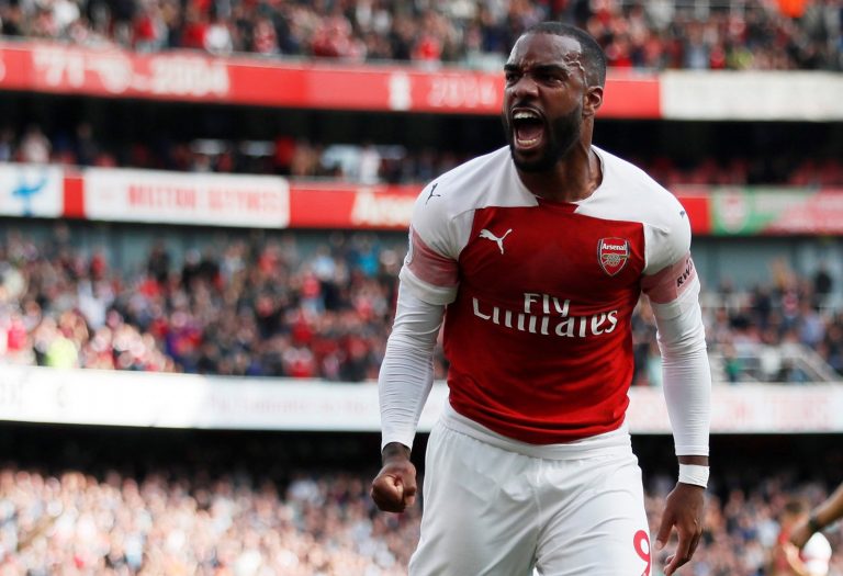 Arsenal fans on Twitter were in awe of Lacazette’s brilliant Cardiff display