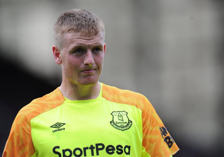 Jordan Pickford doesn’t quite have the backing of a lot of Everton fans just yet