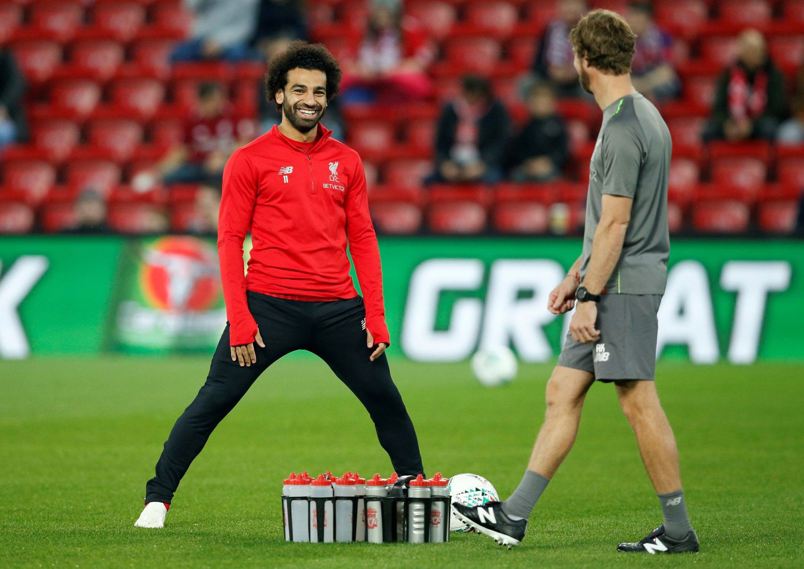 Liverpool fans on Twitter are loving Salah and Lovren’s bromance
