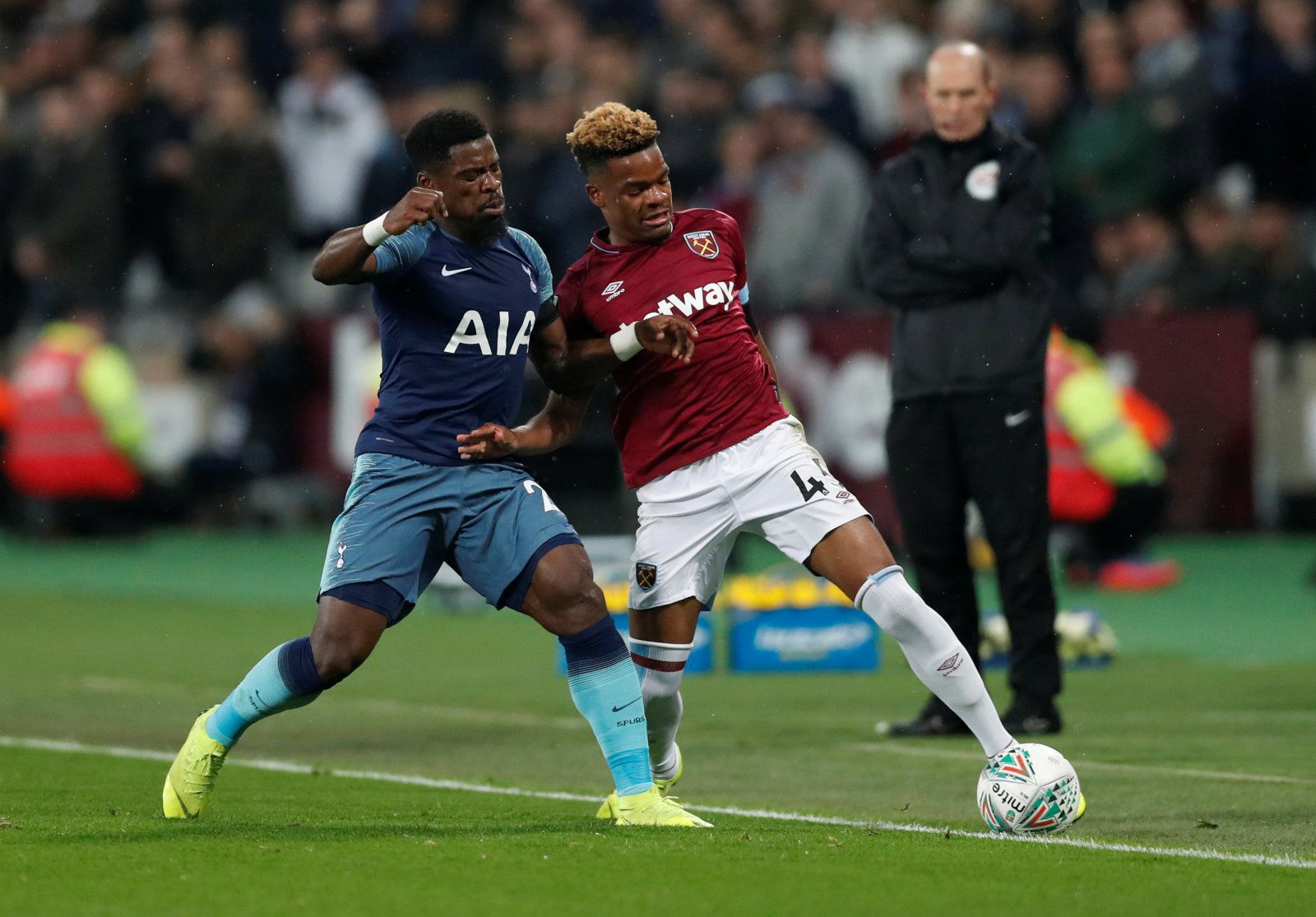 Plenty of Tottenham fans were far from happy with Serge Aurier vs West Ham - Premier League