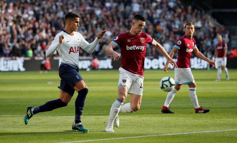 Tottenham fans invade West Ham Twitter to slate Declan Rice after comments