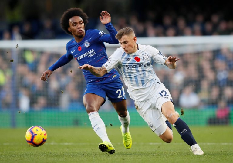 Lucas Digne was Everton’s unsung hero in impressive Chelsea draw