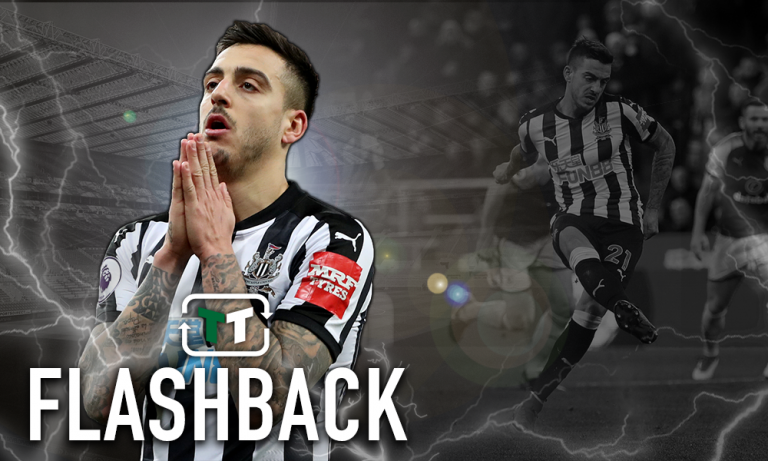Joselu’s penalty miss against Burnley in January should mean he does not play on Monday