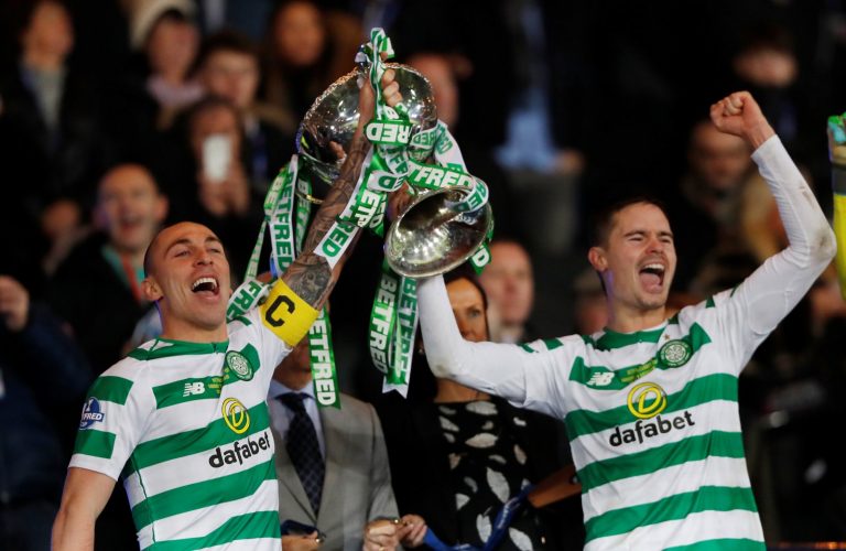 Move him on: 64% of polled Celtic fans think Mikael Lustig is not good enough