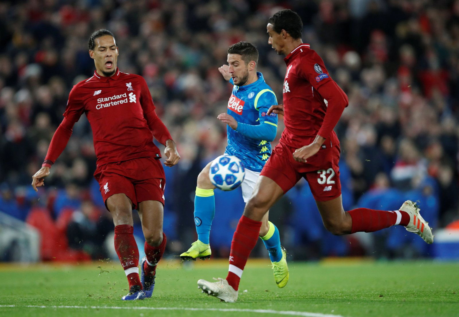 These Liverpool fans were in awe of Joel Matip last night