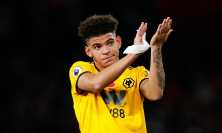 Morgan Gibbs-White applauds Wolves fans