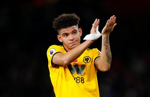 Morgan Gibbs-White applauds Wolves fans