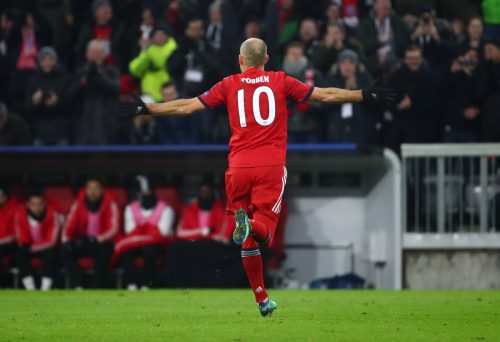 Arjen Robben unlikely to play for Bayern Munich against Liverpool