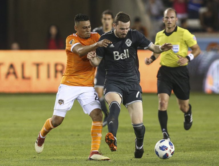 Jordon Mutch in action for Vancouver Whitecaps