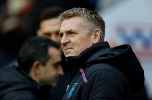 Manager Dean Smith - Wigan Athletic vs Aston Villa