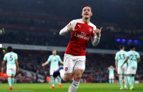 96.9% passing accuracy, 85 touches: Mesut Ozil dominated for Arsenal against Bournemouth