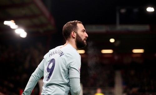 4 games to go: Gonzalo Higuain is running out of time to prove himself at Stamford Bridge
