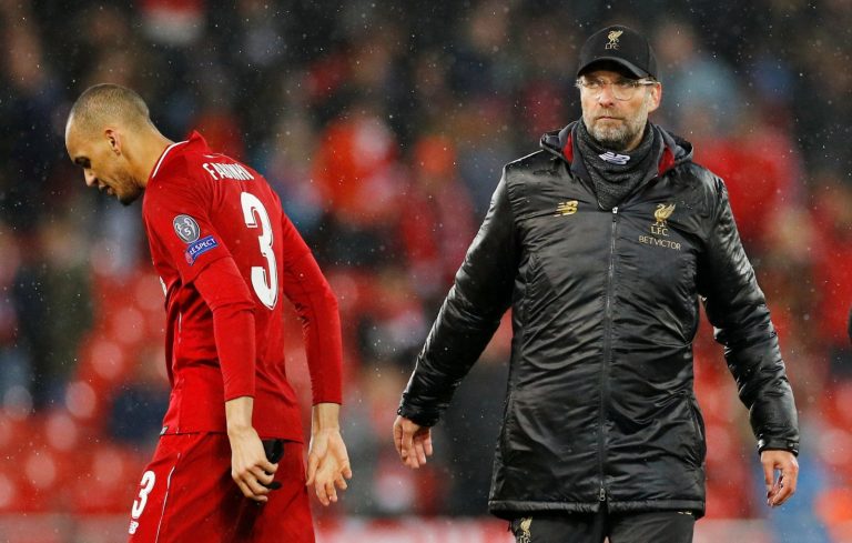 Liverpool fans take to Twitter to wish Fabinho a speedy recovery
