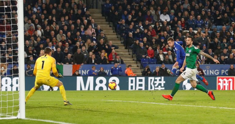 Unsung hero: Brendan Rodgers will love what he saw from Jamie Vardy