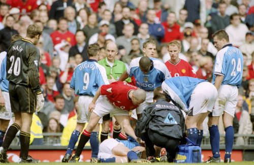 Injury misery: Manchester City and Alf Inge Haaland