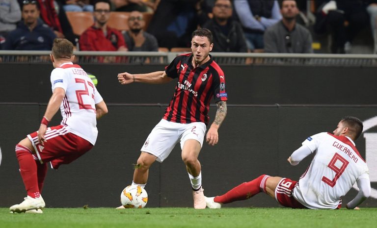 Everton were interested in Davide Calabria in January