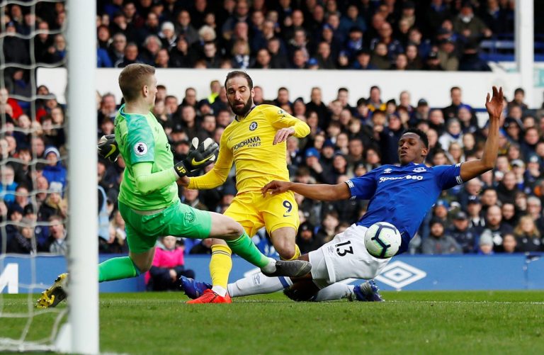 Unsung hero: Jordan Pickford was back to his best for Everton