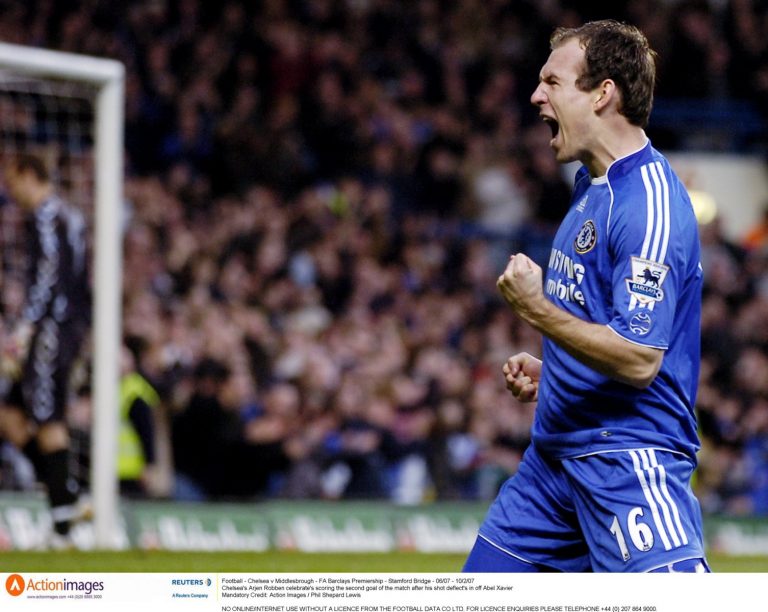Look at them now: Arjen Robben and Chelsea