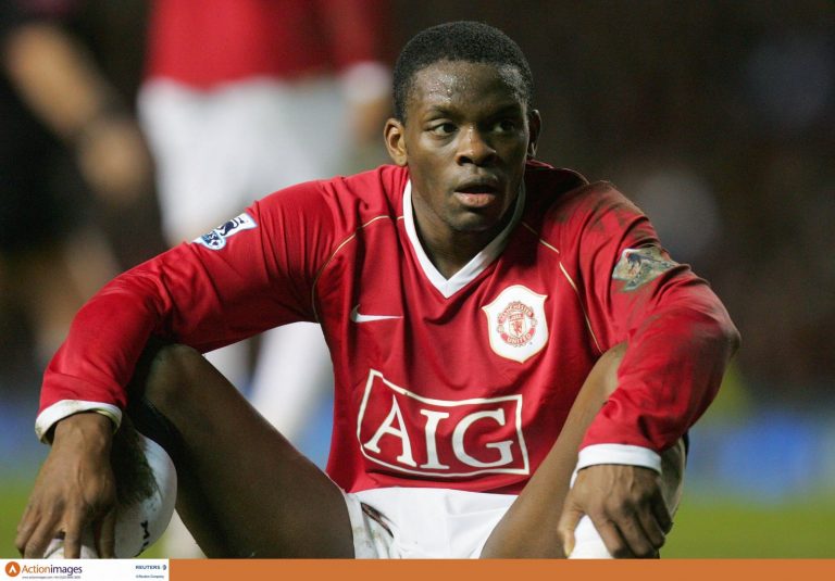 Injury nightmare: Louis Saha and Manchester United
