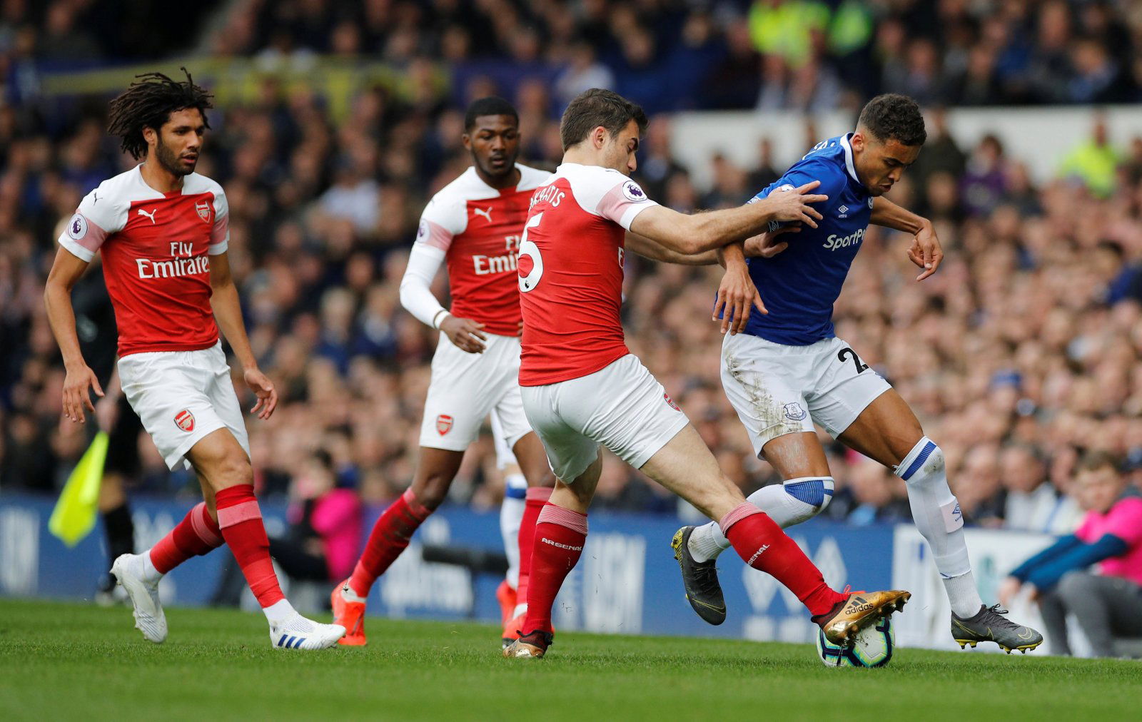 Unsung hero: Sokratis stands out as Arsenal crumble