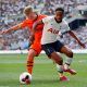 Newcastle United's Matt Ritchie in action with Tottenham Hotspur's Kyle Walker-Peters