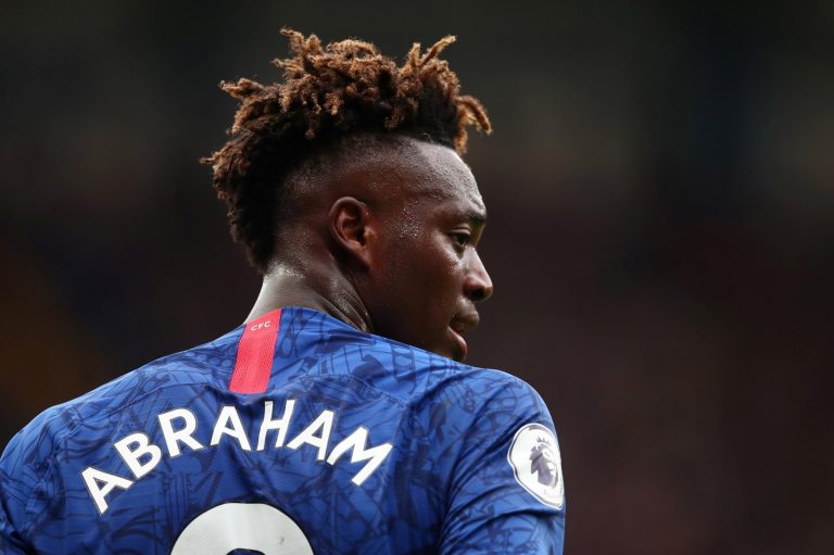 Chelsea's Tammy Abraham during the Liverpool match