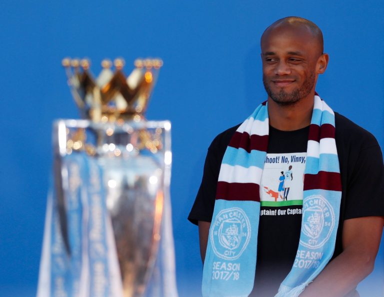 Manchester City: Fans loved footage of Vincent Kompany lifting Premier League trophy in 2019