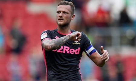 Leeds United's captain Liam Cooper at the end of the match