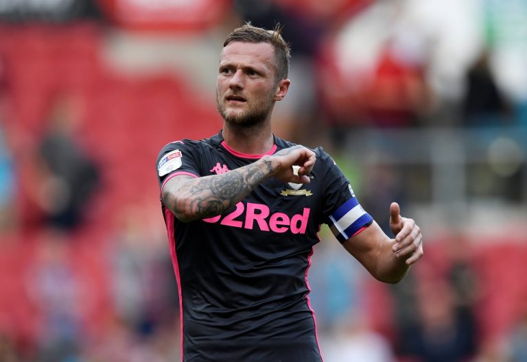 Leeds United's captain Liam Cooper at the end of the match
