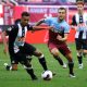 Newcastle United's Jacob Murphy in action with West Ham's Jack Wilshere
