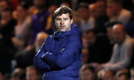 Tottenham Hotspur manager Mauricio Pochettino reacts as Spurs exit Carabao Cup away to League Two Colchester