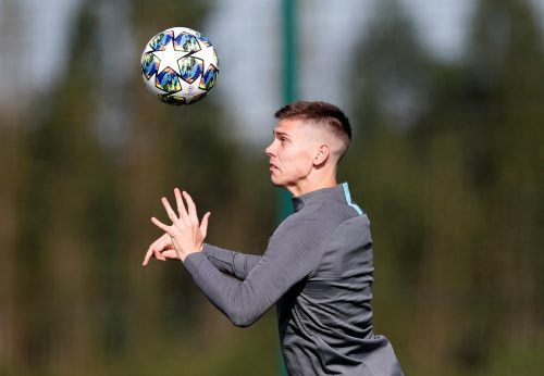 Juan Foyth in training for Tottenham