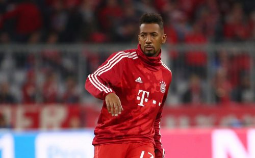 Bayern Munich's Jerome Boateng during the warm up before the Crvena Zvezda Champions League - Group B match