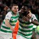 Celtic's Ryan Christie celebrates scoring the Hoops' third goal v CFR Cluj in Champions League