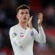 Chelsea's Mason Mount applauds the England fans after the Kosovo Euro 2020 qualifier, Sep 2019
