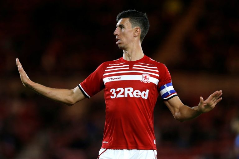 Middlesbrough's Daniel Ayala v Wigan Athletic