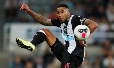 Newcastle United's Jamaal Lascelles v Brighton & Hove Albion