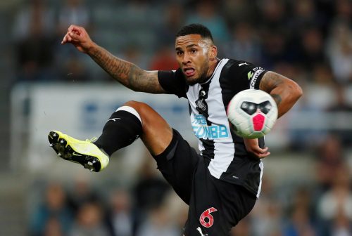 Newcastle United's Jamaal Lascelles v Brighton & Hove Albion