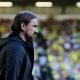 Norwich City manager Daniel Farke looks on v Burnley