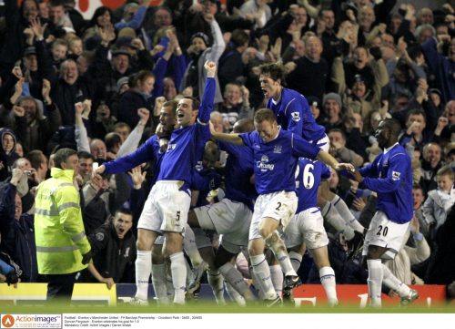 Everton: Fans look back on famous win vs Manchester United