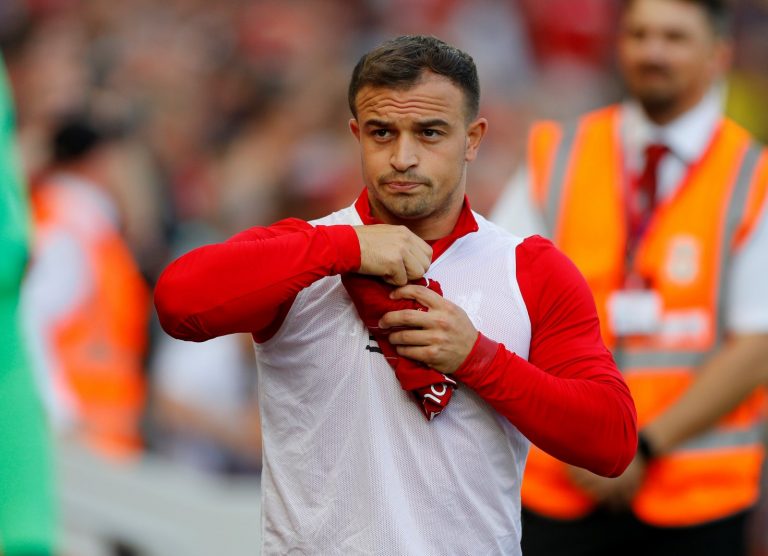 Liverpool: Fans welcome back Xherdan Shaqiri as he returns to first team training
