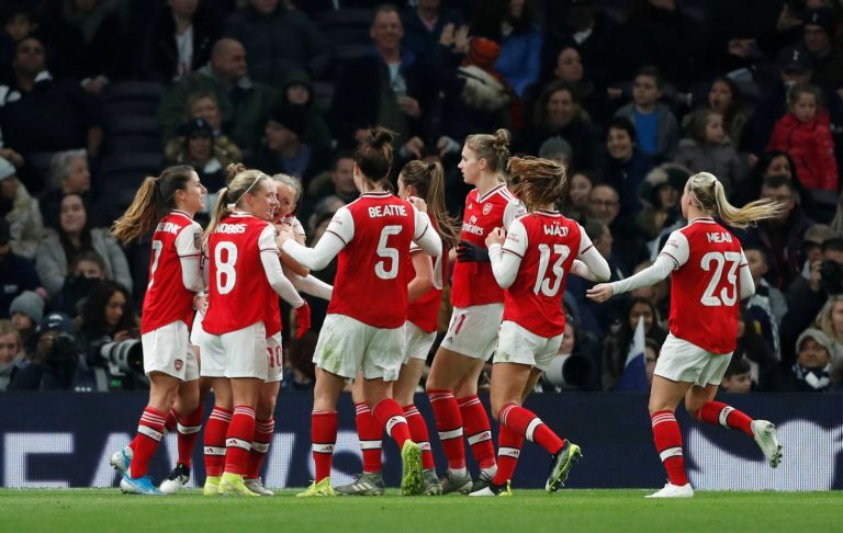 Arsenal: Fans celebrate women’s victory over Tottenham Hotspur