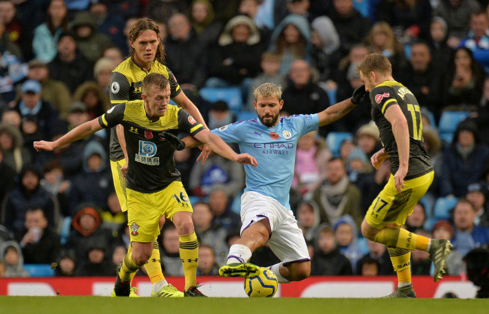 Unsung Hero: Vestergaard stands out for Southampton during hard-fought battle at the Etihad