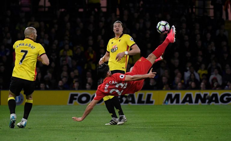 Liverpool: Fans reflect on Emre Can’s bicycle kick against Watford