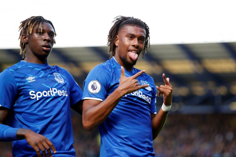 Everton: Fans heap praise on Alex Iwobi and Moise Kean