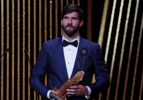 Liverpool: Fans heap praise on Alisson after winning Yachine Trophy