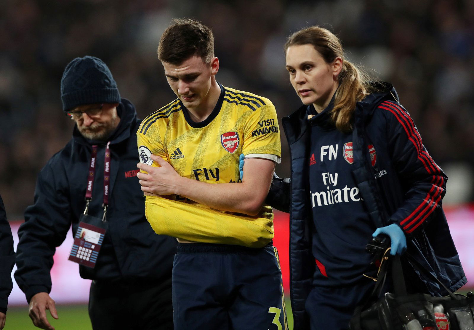 Arsenal: Fans wish Kieran Tierney well after he provides injury update - Arsenal
