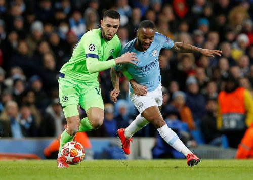 Bentaleb in Champions League action vs Man City